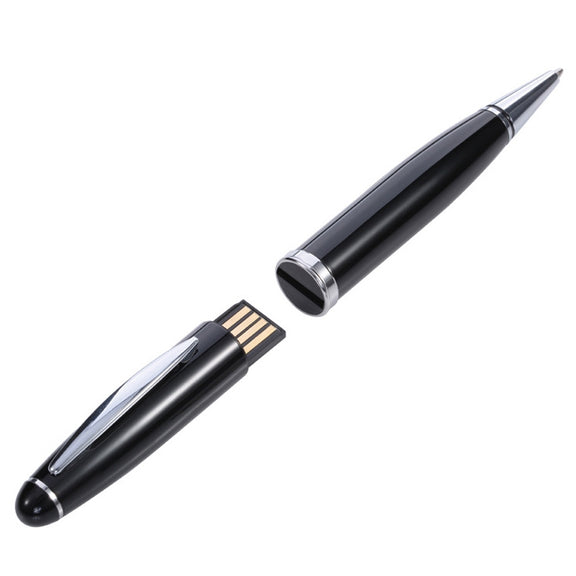 2 in 1 Pen Style USB Flash Disk, Black (32GB)