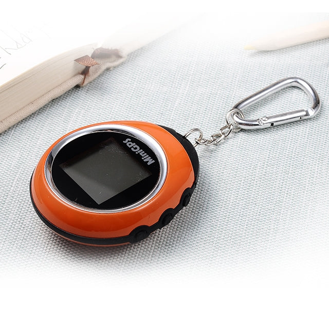 Keychain Handheld Mini GPS Navigation USB Rechargeable Location Finder Tracker for Outdoor Travel Climbing(Orange) - Personal Tracker by PMC TechLife | Online Shopping South Africa | PMC TechLife | Buy Now Pay Later Mobicred