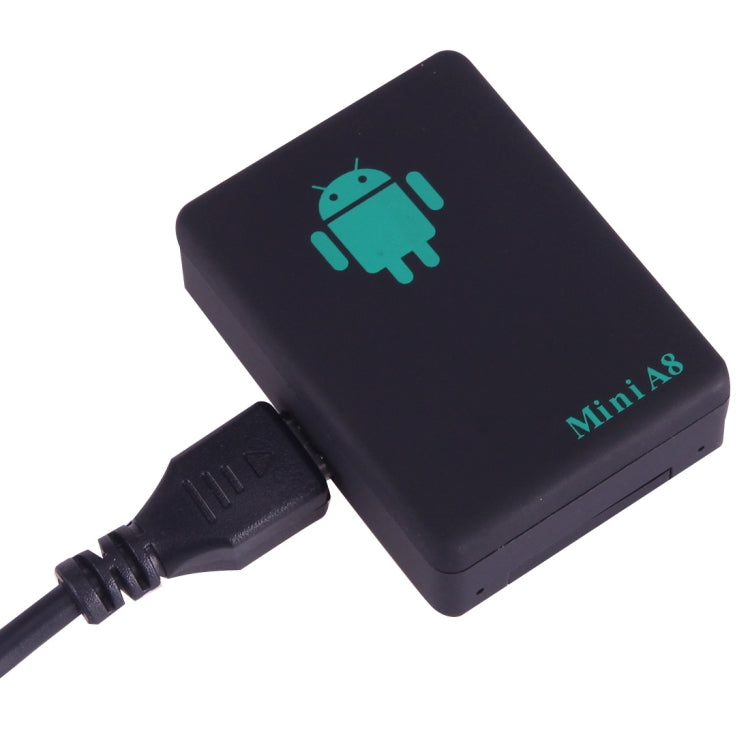 TRACKER Mini A8 Real Time 4 Bands Global Locator GSM/GPRS Tracker Tracking Device for Personal(Black) - Personal Tracker by PMC Jewellery | Online Shopping South Africa | PMC Jewellery | Buy Now Pay Later Mobicred