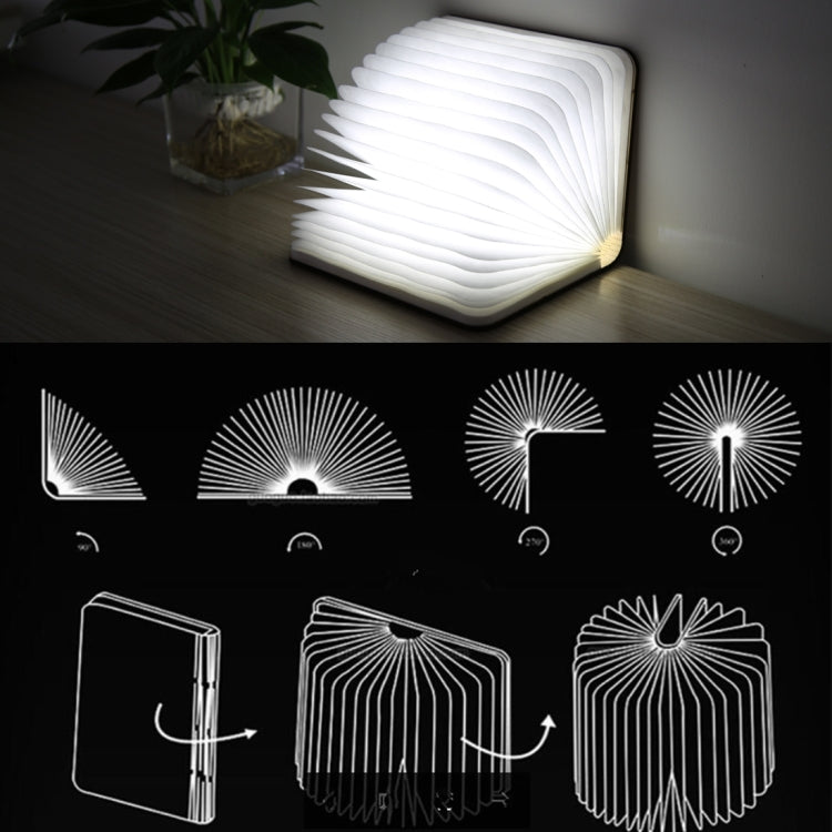 Creative LED Flip Origami Book Lamp Nightlights, Warm White Light + White Light, FS-LED01 500 lumens - Night Lights by PMc TechLife | Online Shopping South Africa | PMc TechLife | Buy Now Pay Later Mobicred