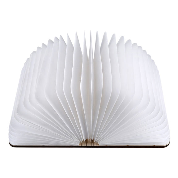 Creative LED Flip Origami Book Lamp Nightlights, Warm White Light + White Light, FS-LED01 500 lumens