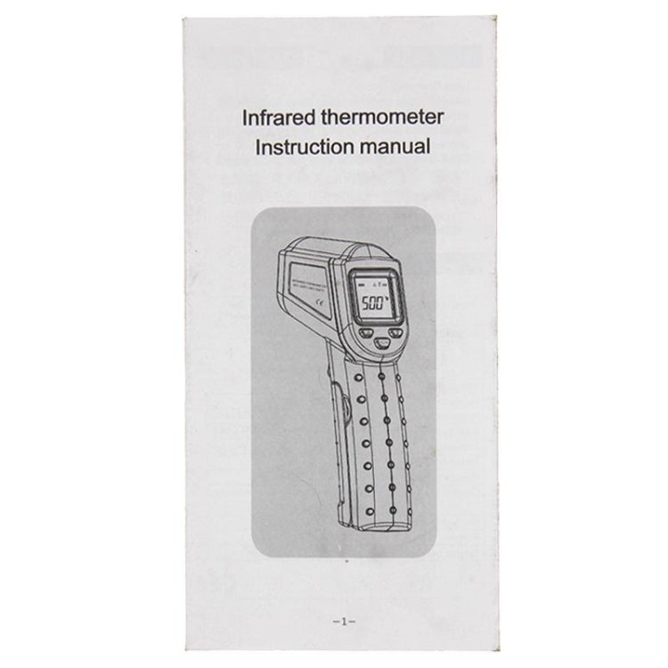 DT-8500 LCD Digital Infrared Thermometer, Temperature Range: -50-500 Celsius Degree(Grey) - Digital Thermometer by PMC TechLife | Online Shopping South Africa | PMC TechLife