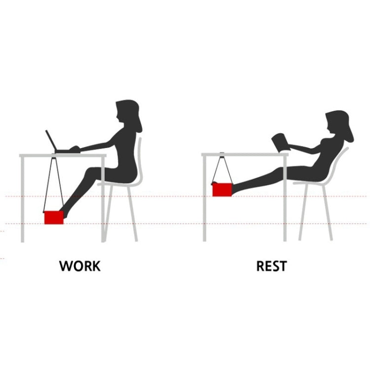 Outdoor Leisure / Office Relax Foot Hammock(Orange) - Hammocks by PMC Jewellery | Online Shopping South Africa | PMC Jewellery | Buy Now Pay Later Mobicred