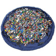 Foldable Kid Toys Storage Bag, Size:1.5 x 1.5m(Dark Blue) - Storage Bags by PMC TechLife | Online Shopping South Africa | PMC TechLife | Buy Now Pay Later Mobicred