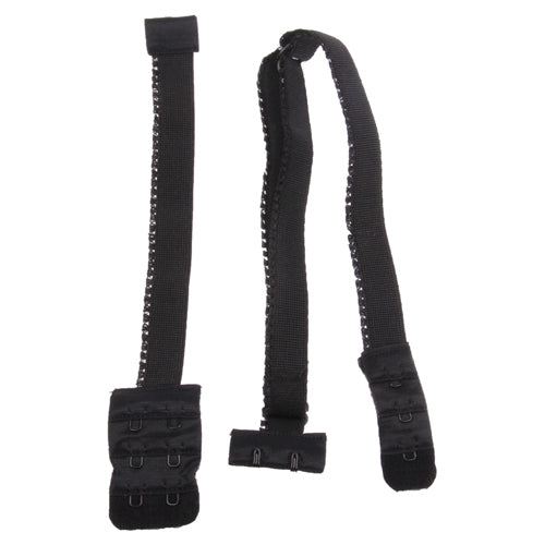 Adjustable Low Back Bra Strap Converter Backless V Conversion Solution(Black)