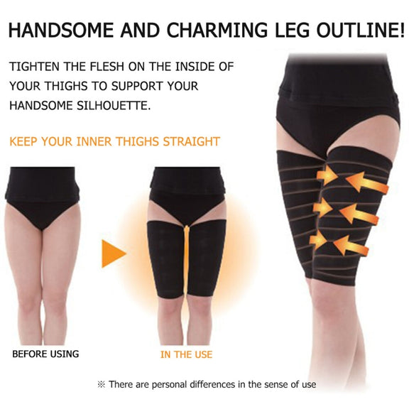 Say Goodbye to Sagging Thighs with the Fat Buster Thigh Massage Shaper(Black)
