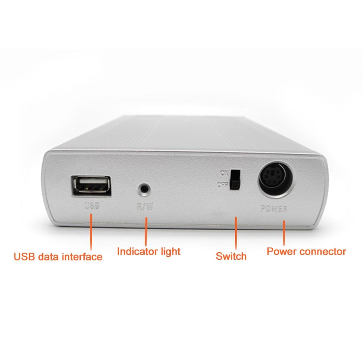 3.5 inch HDD SATA External Case, Support USB 2.0(Silver) - free shipping - PMC Jewellery - Order now!