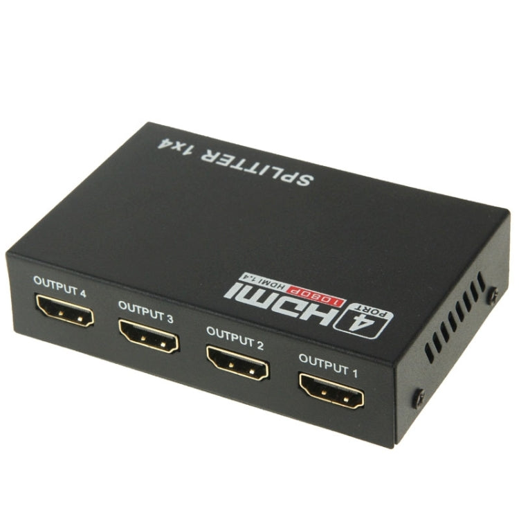 Mini HD 1080P 1x4 HDMI V1.4 Splitter for HDTV / STB/ DVD / Projector / DVR - free shipping - PMC Jewellery - Order now!