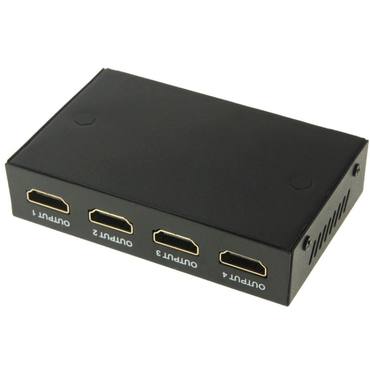 Mini HD 1080P 1x4 HDMI V1.4 Splitter for HDTV / STB/ DVD / Projector / DVR - free shipping - PMC Jewellery - Order now!
