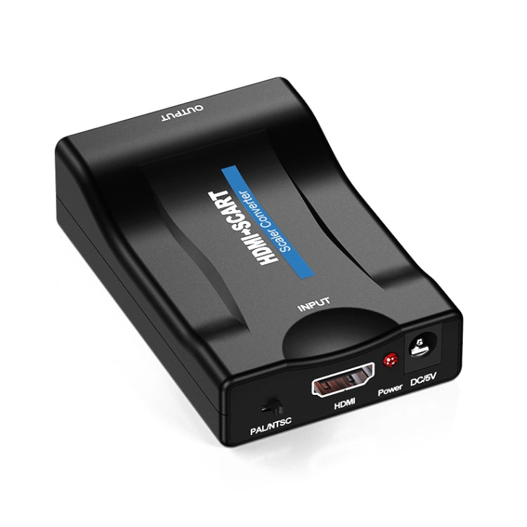 MINI MHL/HDMI TO SCART Video Converter Scaler(Black) - Converter by PMC Jewellery | Online Shopping South Africa | PMC Jewellery | Buy Now Pay Later Mobicred