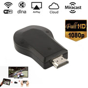 M2 Android 1080P Ezcast HDMI Dongle / HDMI AirPlay DLNA WIFI Displayer Receiver for Android OS / iOS / MAC OS / Windows Devices, Support Sharing Online to TV WIFI Display(Black)