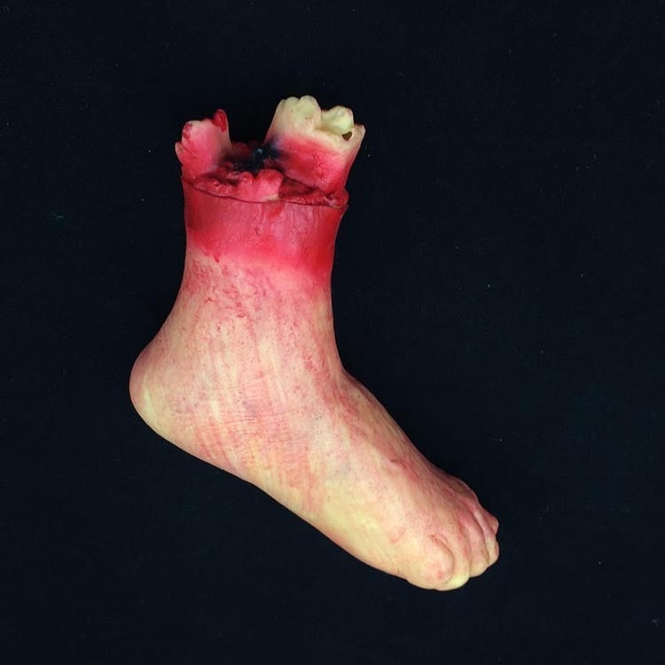 25cm Halloween Horror Props April Fool Day Party Prop Body Parts Decoration Bloody Foot - Halloween Prop Decorations by PMC TechLife | Online Shopping South Africa | PMC TechLife | Buy Now Pay Later Mobicred