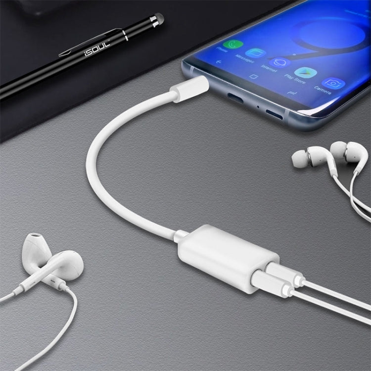 Aux Audio Cable 3.5mm to 2 x Female Splitter Adapter, Compatible with Phones, Tablets, Headphones, MP3 Player, Car/Home Stereo & More(White) - free shipping - PMC TechLife - Order now!