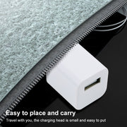 A2165 5V 1A Single USB Interface Mini Travel Charger, EU Plug(White)