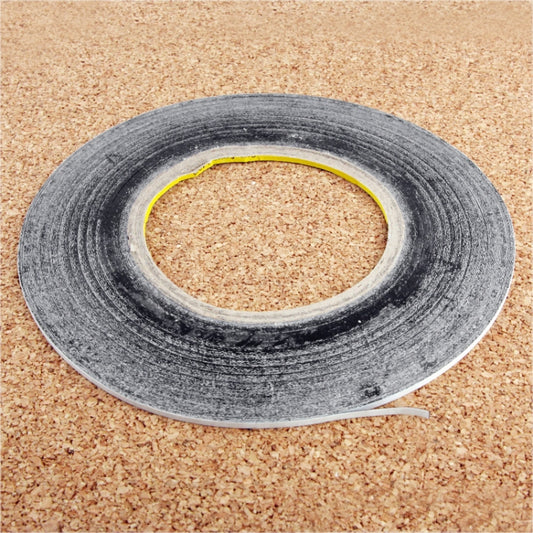 1mm Double Sided Adhesive Sticker Tape for iPhone / Samsung / HTC Mobile Phone Touch Panel Repair, Length: 50m(Black) - free shipping - PMC Jewellery - Order now!