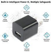 US Plug USB Charger(Green)
