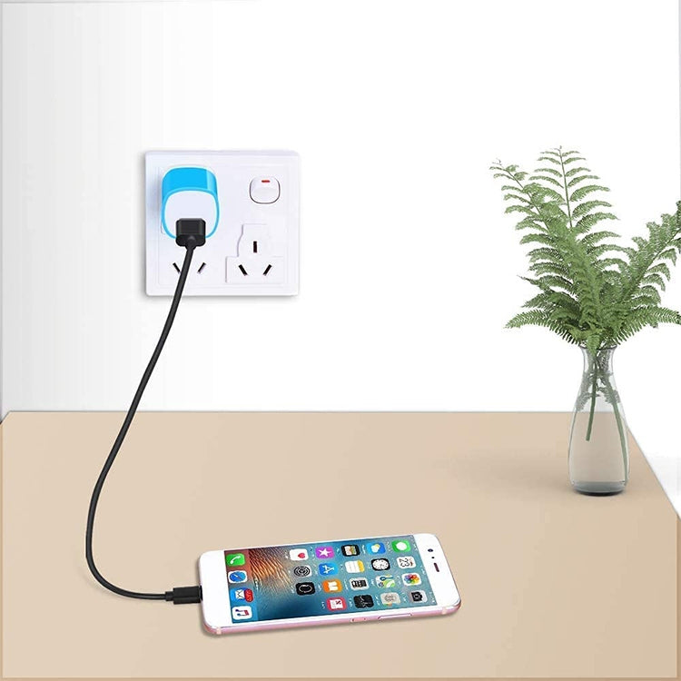 US Plug USB Charger(Purple)