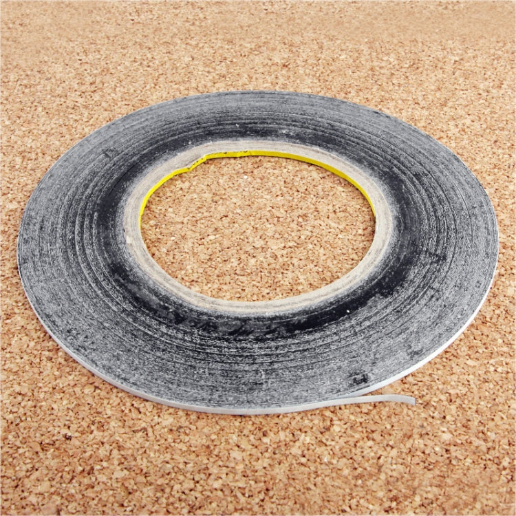 2mm Double Sided Adhesive Sticker Tape for iPhone / Samsung / HTC Mobile Phone Touch Panel Repair, Length: 50m(Black) - free shipping - PMC Jewellery - Order now!
