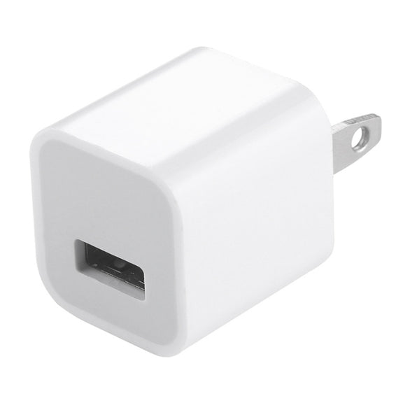 High Quality 5V / 1A US Socket USB Charger Adapter For iPhone, Galaxy, Huawei, Xiaomi, LG, HTC and Other Smart Phones, Rechargeable Devices(White)