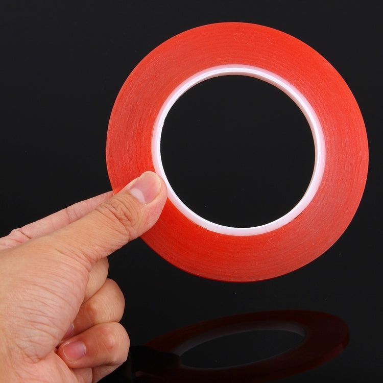 5mm Width Double Sided Adhesive Sticker Tape for iPhone / Samsung / HTC Mobile Phone Touch Panel Repair, Length: 25m(Red)