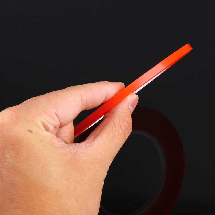 5mm Width Double Sided Adhesive Sticker Tape for iPhone / Samsung / HTC Mobile Phone Touch Panel Repair, Length: 25m(Red)