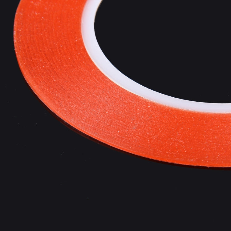 1mm Width Double Sided Adhesive Sticker Tape for iPhone / Samsung / HTC Mobile Phone Touch Panel Repair, Length: 25m(Red)