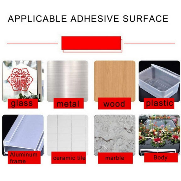 1mm Width Double Sided Adhesive Sticker Tape for iPhone / Samsung / HTC Mobile Phone Touch Panel Repair, Length: 25m(Red)