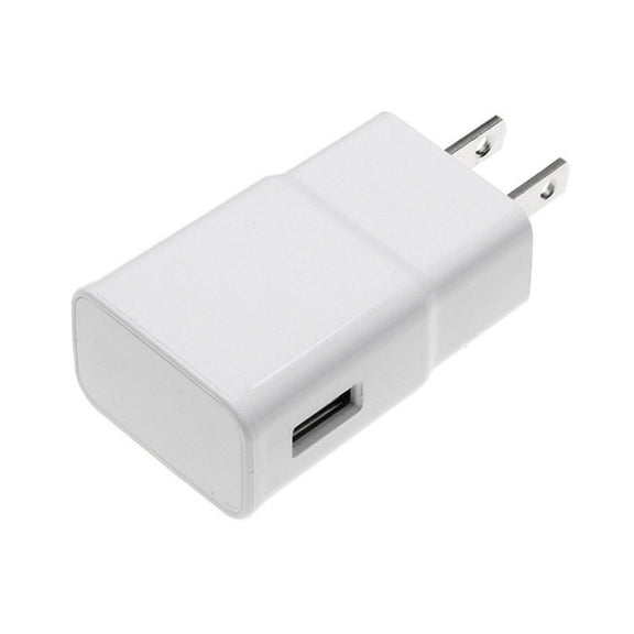 Charger Sync Cable + US Plug Travel Charger for iPad, iPhone, Galaxy, Huawei, Xiaomi, LG, HTC and Other Smart Phones, Rechargeable Devices(White)