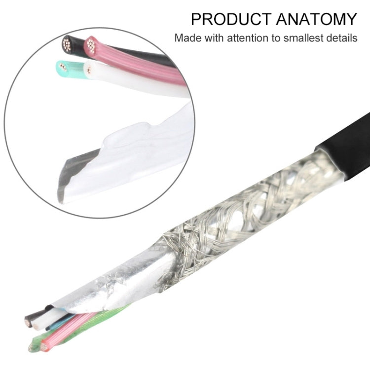 2m Super Quality Multiple Strands TPE Material USB Sync Data Charging Cable(White)