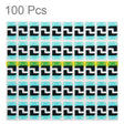 100 PCS for iPhone 6 Home Key Iron Sheet Insulating Cotton Paste Sticker - iPhone 6/6 Plus Parts by PMc TechLife | Online Shopping South Africa | PMc TechLife | Buy Now Pay Later Mobicred