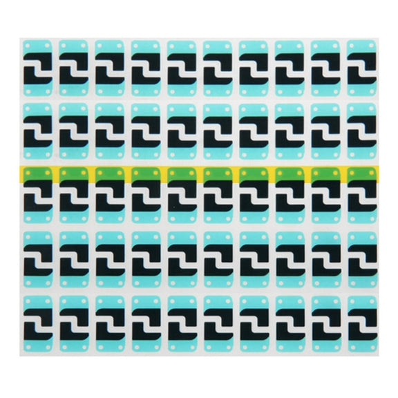 100 PCS for iPhone 6 Home Key Iron Sheet Insulating Cotton Paste Sticker