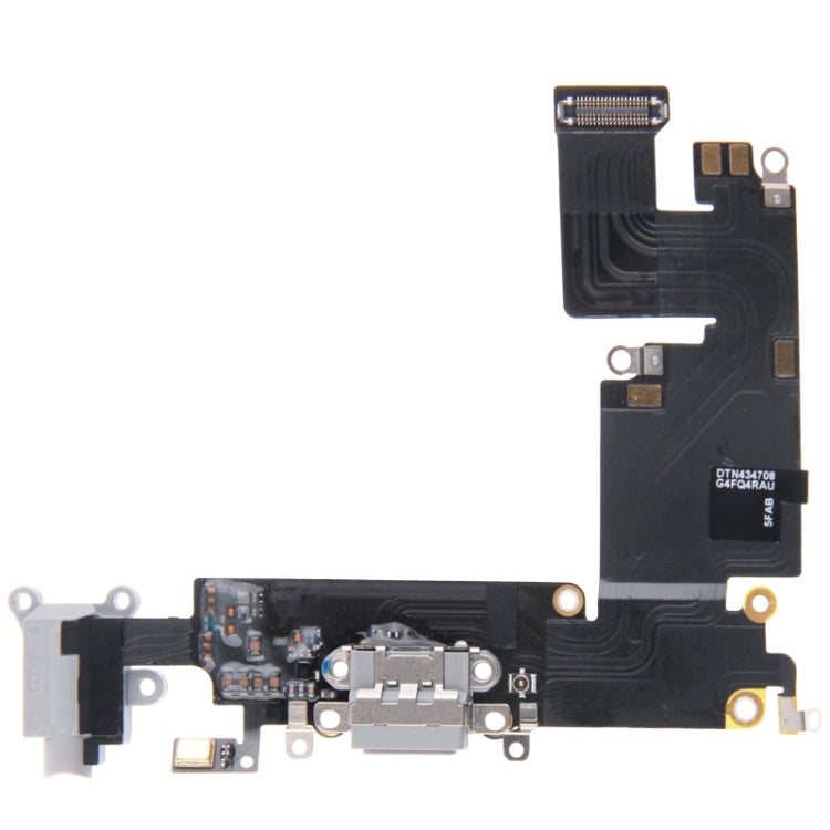 Charging Port Dock Connector Flex Cable  for iPhone 6 Plus(Grey) - iPhone 6/6 Plus Parts by PMC TechLife | Online Shopping South Africa | PMC TechLife