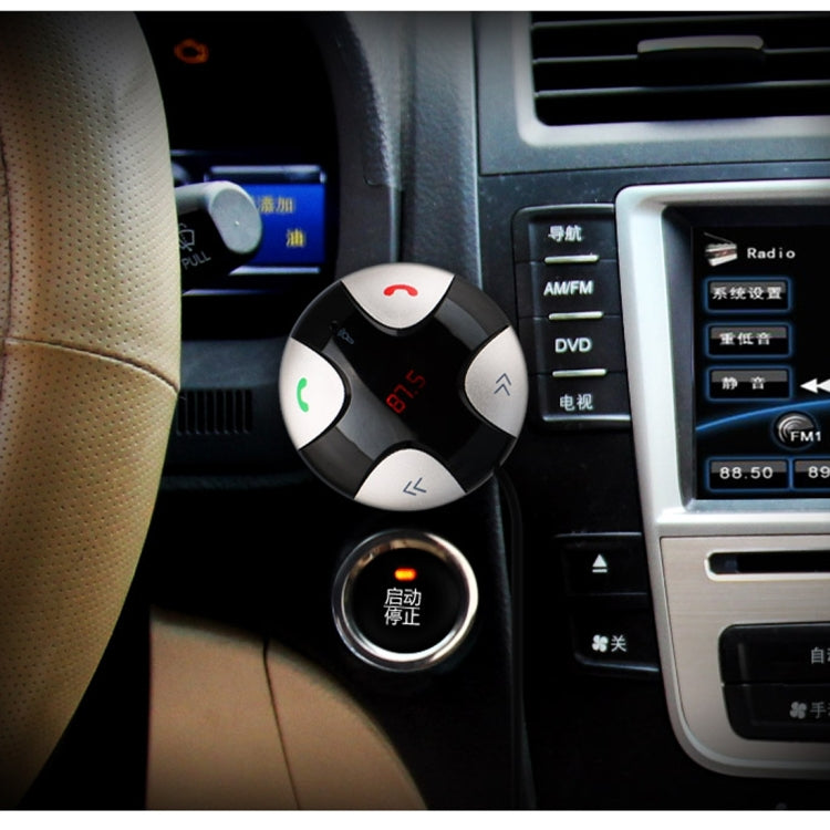 FM29B Bluetooth FM Transmitter Hands-free Car Kit, Car Charger, For iPhone, Galaxy, Sony, Lenovo, HTC, Huawei, and other Smartphones - Bluetooth Car Kits by PMC TechLife | Online Shopping South Africa | PMC TechLife | Buy Now Pay Later Mobicred