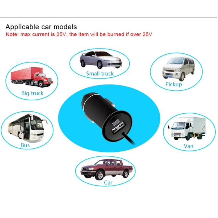 FM29B Bluetooth FM Transmitter Hands-free Car Kit, Car Charger, For iPhone, Galaxy, Sony, Lenovo, HTC, Huawei, and other Smartphones