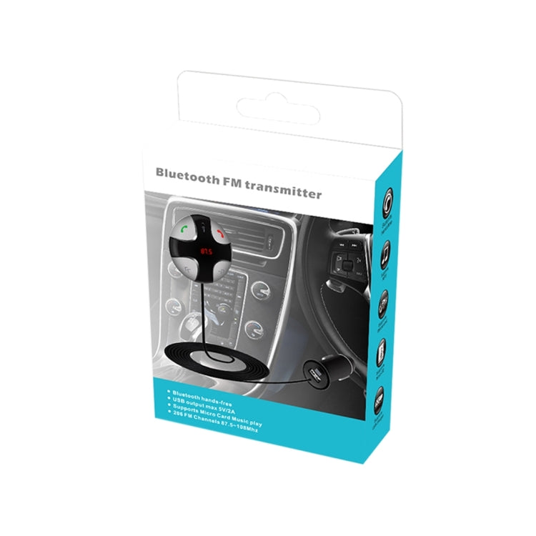 FM29B Bluetooth FM Transmitter Hands-free Car Kit, Car Charger, For iPhone, Galaxy, Sony, Lenovo, HTC, Huawei, and other Smartphones - Bluetooth Car Kits by PMC TechLife | Online Shopping South Africa | PMC TechLife | Buy Now Pay Later Mobicred
