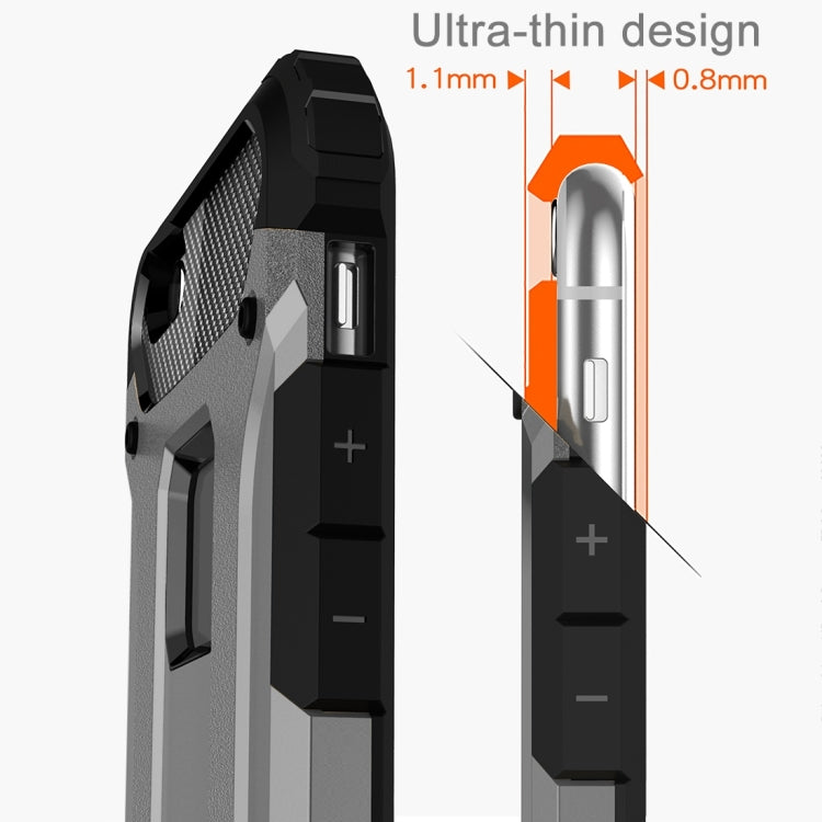 For iPhone 6 Plus & 6s Plus Tough Armor TPU + PC Combination Case(Grey) - More iPhone Cases by PMC TechLife | Online Shopping South Africa | PMC TechLife | Buy Now Pay Later Mobicred