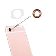 10 Pairs / Set Rear Camera Lens Ring + Flashlight Bracker for iPhone 6 Plus & 6s Plus(Rose Gold) - iPhone 6/6 Plus Parts by PMc TechLife | Online Shopping South Africa | PMc TechLife | Buy Now Pay Later Mobicred