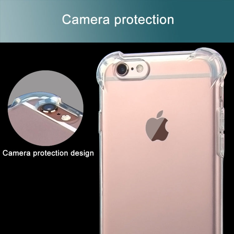 Shock-resistant Cushion TPU Protective Case for iPhone 6 & 6s(Transparent) - More iPhone Cases by PMC TechLife | Online Shopping South Africa | PMC TechLife | Buy Now Pay Later Mobicred