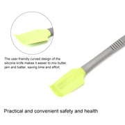4 PCS Silicone Scraper Butter Spreader Knife Cake Smoother Cake Baking Tool(Green)