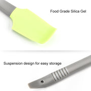 4 PCS Silicone Scraper Butter Spreader Knife Cake Smoother Cake Baking Tool(Green)