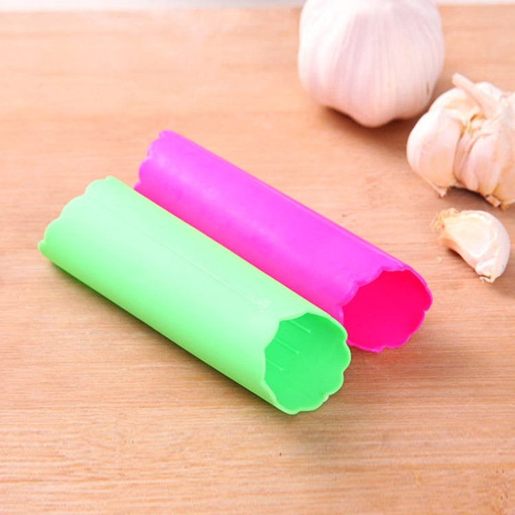 5 PCS Soft Resin Tube Shaped Reusable Magic Handheld Rolling Garlic Peeler Kitchen Tools (Random Color Delivery) - Cutter & Peeler by PMC TechLife | Online Shopping South Africa | PMC TechLife