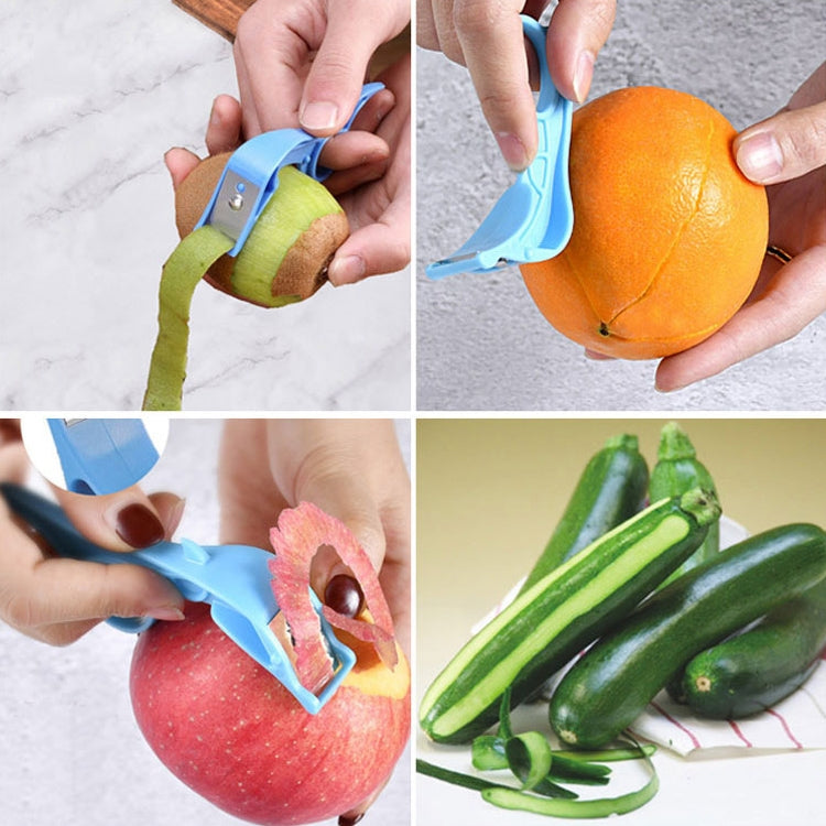 Stainless Steel Blade Plastic Handle Creative Peeler Rotating Style Fruit Knife (Random Color Delivery) - Cutter & Peeler by PMC TechLife | Online Shopping South Africa | PMC TechLife | Buy Now Pay Later Mobicred