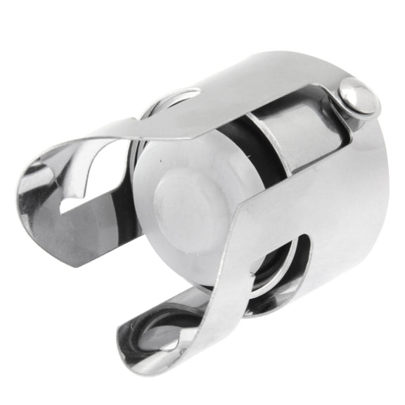 Novel Stainless Steel Champagne Wine Bottle Stopper Plugger Cork Keeping Fresh Gadget