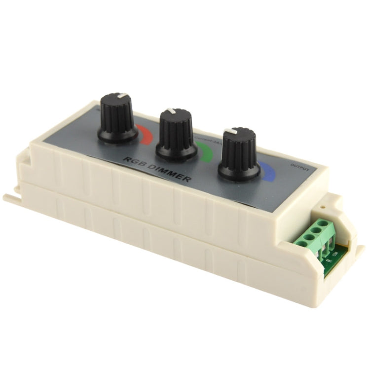 3 Channel RGB LED Dimmer Controller for LED Light Strip DC12-24V, Output Current: 3A - LED Controller by PMC Jewellery | Online Shopping South Africa | PMC Jewellery | Buy Now Pay Later Mobicred