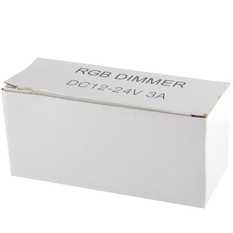 3 Channel RGB LED Dimmer Controller for LED Light Strip DC12-24V, Output Current: 3A - LED Controller by PMC Jewellery | Online Shopping South Africa | PMC Jewellery | Buy Now Pay Later Mobicred