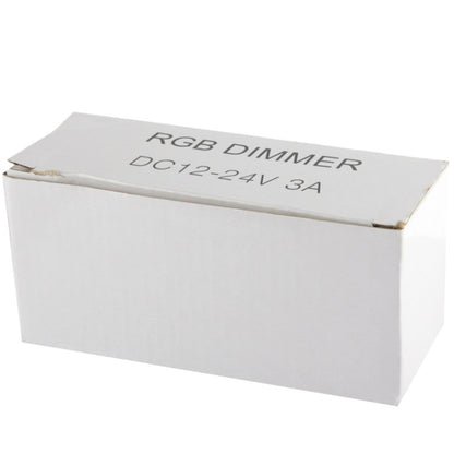 3 Channel RGB LED Dimmer Controller for LED Light Strip DC12-24V, Output Current: 3A - LED Controller by PMC Jewellery | Online Shopping South Africa | PMC Jewellery | Buy Now Pay Later Mobicred
