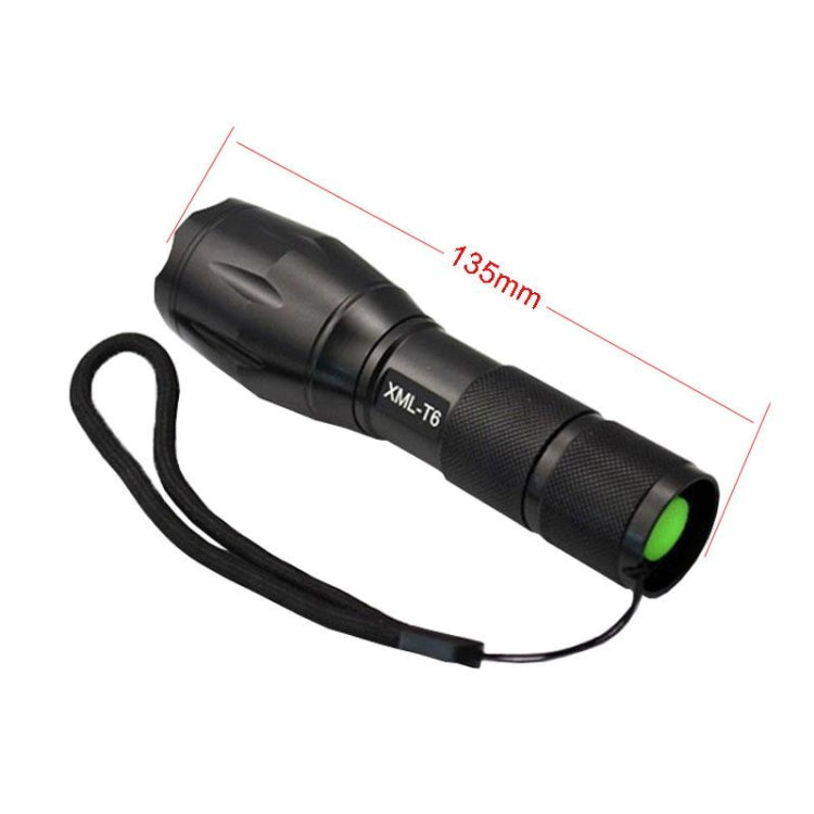 LT-XD 1 x XML-T6 White Light LED Flashlight , 1800 LM 5-Modes(Black) - LED Flashlight by PMC TechLife | Online Shopping South Africa | PMC TechLife | Buy Now Pay Later Mobicred