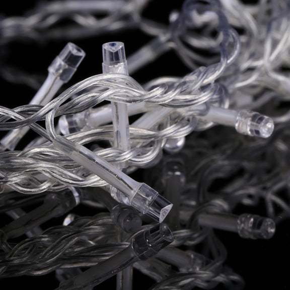 Water-resistant  String Light, Length: 10m, 100 LED Light with Controller, Flashing / Fading / Chasing Effect, AC 220V, EU Plug(Red Light)