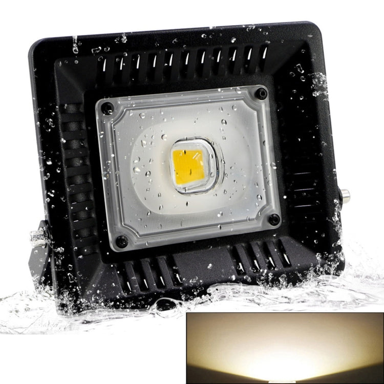 50W Waterproof LED Floodlight Lamp, Luminous Flux: > 4000LM, PF > 0.9, RA > 80, AC 90-140V(Warm White) - Floodlights by PMC Jewellery | Online Shopping South Africa | PMC Jewellery | Buy Now Pay Later Mobicred