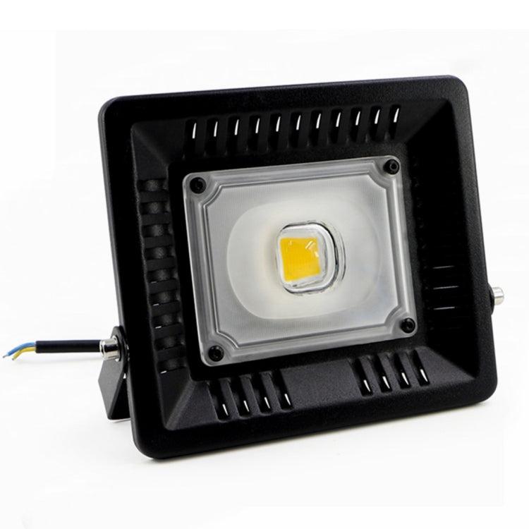 50W Water-resistant LED Floodlight Lamp, Luminous Flux: > 4000LM, PF > 0.9, RA > 80, AC 90-140V(Warm White)